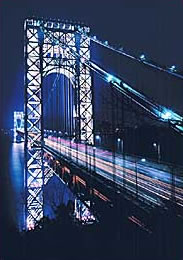 The George Washington Bridge at Night